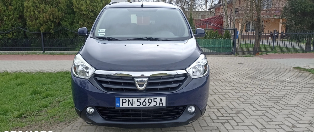 Dacia Lodgy cena 20900 przebieg: 214000, rok produkcji 2014 z Hrubieszów małe 121